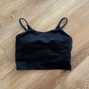 Pink lily sports bra